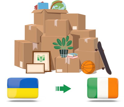 Перевозка личных вещей из Украины в Ирландию