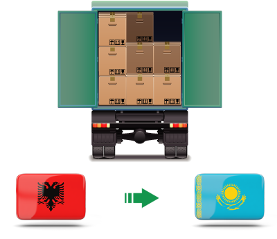 Перевозка сборных грузов из Албании в Казахстан