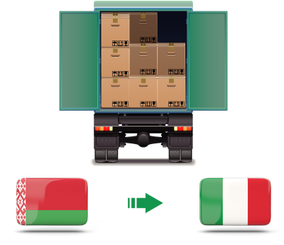 Перевозка сборных грузов из Беларуси в Италию