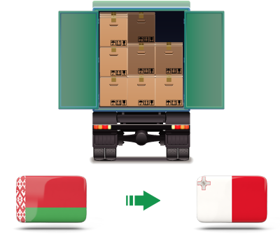 Перевозка сборных грузов из Беларуси в Мальту