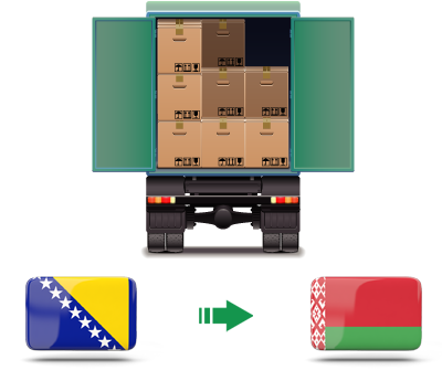 Перевозка сборных грузов из Боснии и Герцеговины в Беларусь