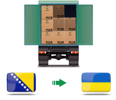 Перевозка сборных грузов из Боснии и Герцеговины в Украину