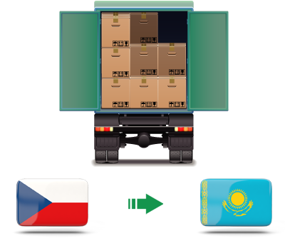 Перевозка сборных грузов из Чехии в Казахстан