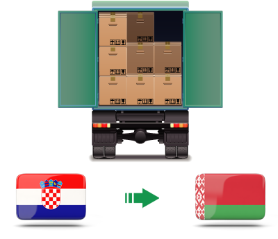 Перевозка сборных грузов из Хорватии в Беларусь