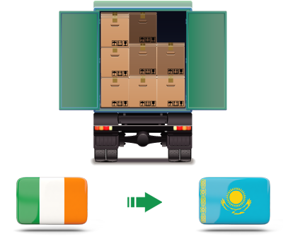 Перевозка сборных грузов из Ирландии в Казахстан