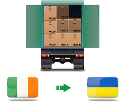 Перевозка сборных грузов из Ирландии в Украину