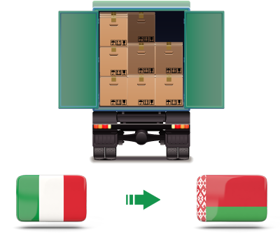 Перевозка сборных грузов из Италии в Беларусь