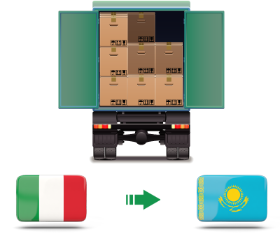 Перевозка сборных грузов из Италии в Казахстан