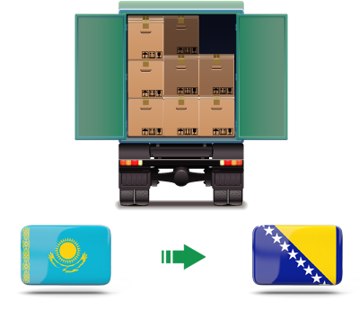 Перевозка сборных грузов из Казахстана в Боснию и Герцеговину