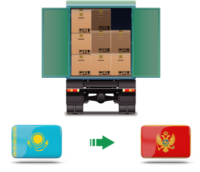 Перевозка сборных грузов из Казахстана в Черногорию