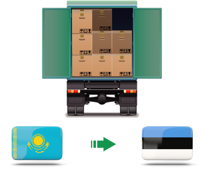 Перевозка сборных грузов из Казахстана в Эстонию