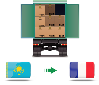 Перевозка сборных грузов из Казахстана в Францию