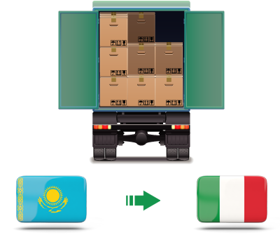 Перевозка сборных грузов из Казахстана в Италию