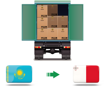 Перевозка сборных грузов из Казахстана в Мальту