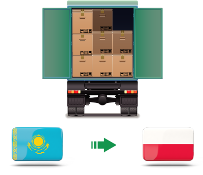 Перевозка сборных грузов из Казахстана в Польшу