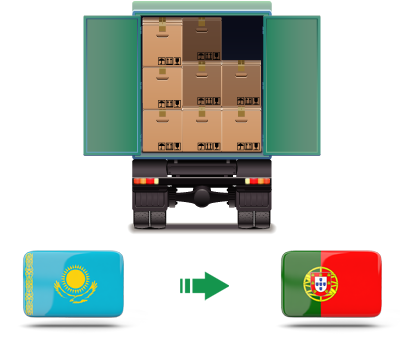 Перевозка сборных грузов из Казахстана в Португалию