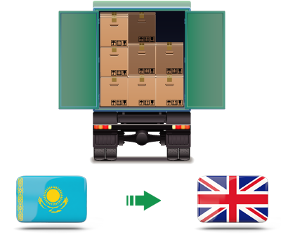 Перевозка сборных грузов из Казахстана в Великобританию