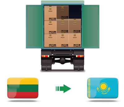 Перевозка сборных грузов из Литвы в Казахстан