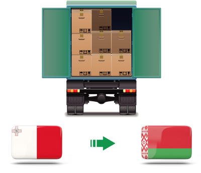 Перевозка сборных грузов из Мальты в Беларусь