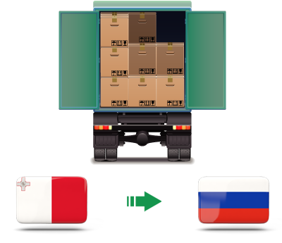 Перевозка сборных грузов из Мальты в Россию