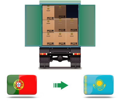 Перевозка сборных грузов из Португалии в Казахстан