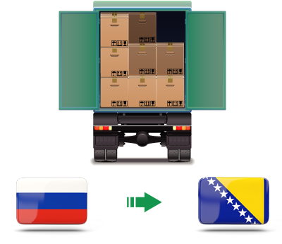 Перевозка сборных грузов из России в Боснию и Герцеговину