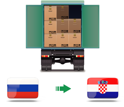 Перевозка сборных грузов из России в Хорватию