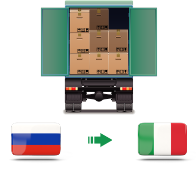 Перевозка сборных грузов из России в Италию