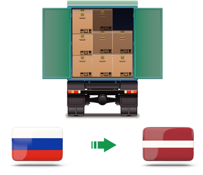 Перевозка сборных грузов из России в Латвию