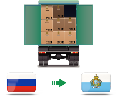 Перевозка сборных грузов из России в Сан-Марино