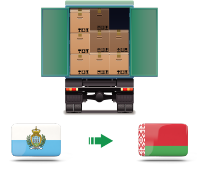 Перевозка сборных грузов из Сан-Марино в Беларусь