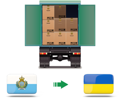 Перевозка сборных грузов из Сан-Марино в Украину