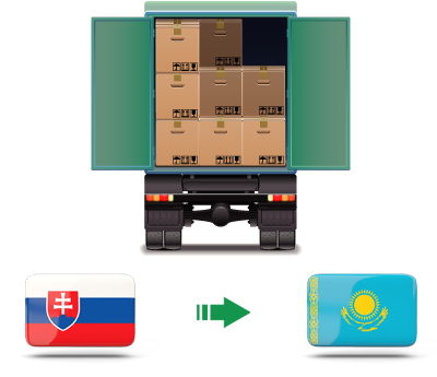 Перевозка сборных грузов из Словакии в Казахстан