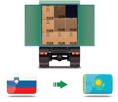 Перевозка сборных грузов из Словении в Казахстан