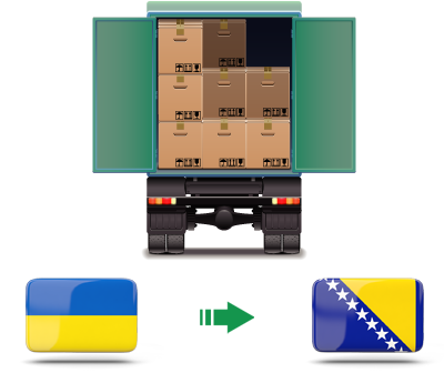 Перевозка сборных грузов из Украины в Боснию и Герцеговину