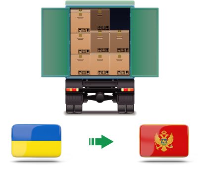 Перевозка сборных грузов из Украины в Черногорию