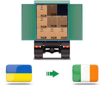 Перевозка сборных грузов из Украины в Ирландию