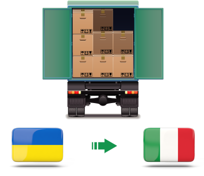 Перевозка сборных грузов из Украины в Италию