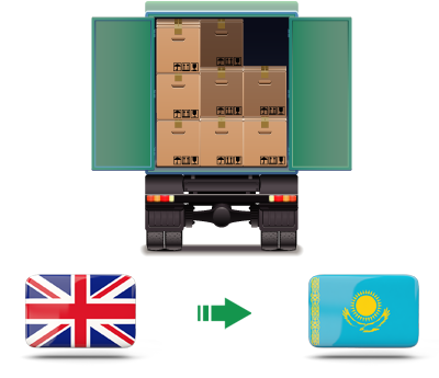 Перевозка сборных грузов из Великобритании в Казахстан